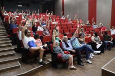 Assembleia sobre retorno ao ANDES-SN - Auditrio da FALE